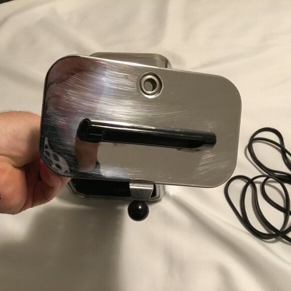 1955 Knapp Monarch REDI BAKER Chrome Cooker Oven Baking Counter VTG TESTED WORKS - Picture 7 of 12